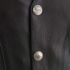 Chaleco de cuero transpirable de tendencia superior Ropa informal para exteriores Chaleco de cuero de estilo personalizado de alta calidad para hombres - Product Image 6