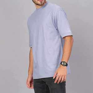 Camiseta de Hombre de Alta Calidad, 230 g/m², 100% Algodón Peinado, Tejido de Punto, Ecológica, Transpirable, Lisa, Informal, Holgada, con Cuello Redondo - Product Image 2