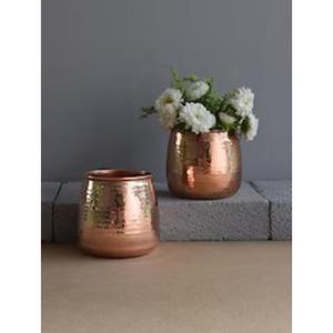 Jarrón de Metal con Textura de Inspiración Vintage para Decoración Clásica del Hogar y Exhibición de Flores Elegante con Detalles Artísticos - Product Image 5