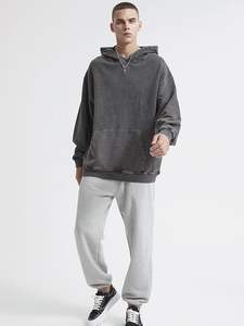 Sudaderas con capucha vintage de gran tamaño para hombre, suéter para parejas, sudaderas con capucha de lavado ácido para hombre, ropa de calle, sudaderas con capucha para hombre - Product Image 6