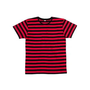 T-shirt rayé personnalisé pour homme pour la promotion de produits - Product Image 2