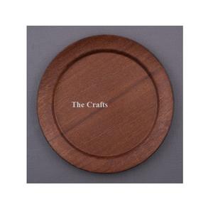 Assiette de présentation ronde de qualité supérieure, assiette de présentation en bois faite à la main pour la maison, l'hôtel et la restauration - Product Image 6