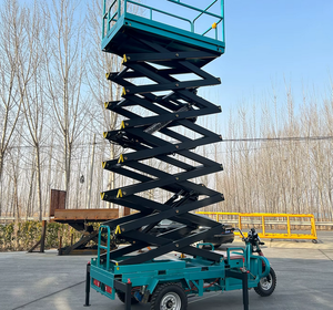 Plataforma Elevadora de Tijera Eléctrica Móvil 2100x800mm Tipo Triciclo, Plataforma Hidráulica para Uso Agrícola e Industrial - Product Image 4