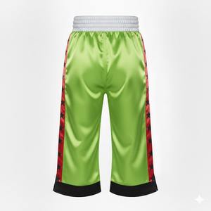 กางเกงคิกบ็อกซิ่งมืออาชีพสำหรับทุกเพศ มวยไทย MMA ชุดกีฬาฝึกซ้อม เอวยางยืด ระบายอากาศได้ดี แห้งเร็ว - Product Image 5