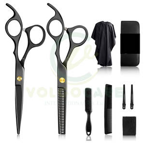 Custom Brand Name Professional Stainless Steel Barber <b>Hair</b> <b>Scissors</b>, for Both Salon and Home Use in Unique Style - Product Image 3