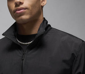 เสื้อโค้ชชายเสื้อแจ็กเก็ตสีดำล้วนเสื้อโค้ชเสื้อแจ็คเก็ตโค้ชเสื้อกันลมออกแบบโลโก้ได้ตามที่ต้องการ - Product Image 4