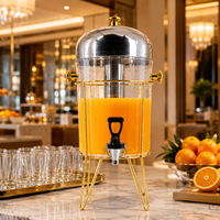 Distributeur de boissons en acier inoxydable 8L, machine à boissons froides, distributeur de jus et d'eau pour hôtel, restaurant, buffet