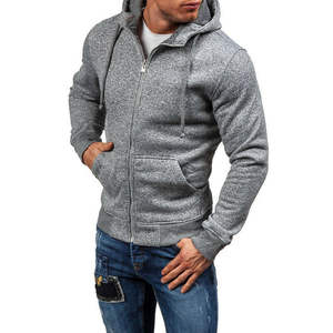 Sudadera con Capucha y Cremallera para Hombre, Chaqueta de Invierno, Sudadera con Capucha de Forro Polar, Fabricante OEM de Sudaderas con y sin Capucha - Product Image 2