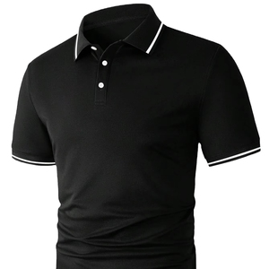 Notre polo est lavable en machine et conçu pour résister aux rides, ce qui rend les tissus respirants de haute qualité - Product Image 1