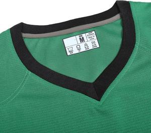 Maillots de football pour hommes pas chers, vente en gros directe d'usine, maillot personnalisé à col en V, kits d'équipe personnalisés, tissu respirant à séchage rapide - Product Image 4