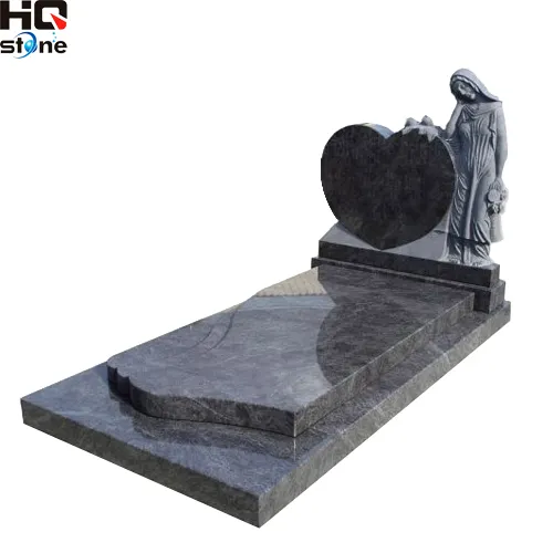 무덤을위한 본부 스톤 화강암 묘비 묘비 독일 화강암 기념물 수입업자