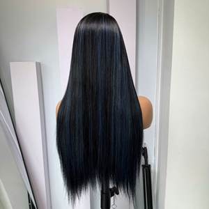 Cabello Humano Vietnamita Mezclado con Cabello Azul SDD Liso Natural, Precios al por Mayor - Product Image 5