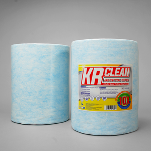 Krclean Chiffons de nettoyage industriels écologiques de haute qualité, rouleau de serviettes de lavage de voiture de style uni, lingettes pour salles blanches, tissu non tissé - Product Image 6
