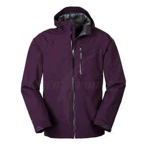 New Design Men's <b>Winter</b> Outdoor Jacket with Stand Collar High Performance Waterproof Canvas Fabric - Product Image 1