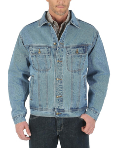 Chaqueta Vaquera para Hombre de Alta Calidad, Transpirable, Fabricada en Pakistán, Color Azul, en Venta - Product Image 1