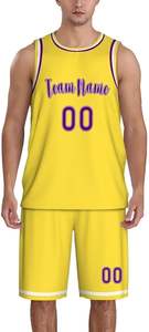 Uniforme de baloncesto ligero de alta calidad para adultos Estilo único Color sólido Conjunto de talla grande Transpirable Más ropa de baloncesto - Product Image 4