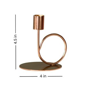 เชิงเทียนโลหะสไตล์แฟนซีใหม่เชิงเทียนตกแต่งบ้านดีไซน์ไม่เหมือนใครทันสมัย - Product Image 4