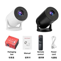 Mini projecteur portable LED M5 avec fonction de mise en miroir d'écran WIFI et support, pour home cinéma et cadeau original pour enfants