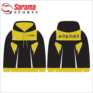 Sudaderas con capucha de sublimación de gimnasio, ropa personalizada de gran tamaño, poliéster impreso - Product Image 3