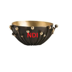 Vente chaude Antique Finition Plats Serveur Bol À La Main Décoratif Fruits Dessert Brillant Finition Arrondi Fruits Bol - Product Image 1