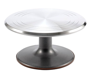 Soporte de pastel de acero inoxidable de excelente calidad Soporte de servicio de pastelería para fiesta, boda y soporte de pastel de cumpleaños - Product Image 1