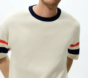 เสื้อยืดสตรีทแวร์สุดฮิต ล้างสีแบบ Acid Wash ผ้าฝ้าย 100% เสื้อยืดสีพื้นสำหรับผู้ชาย สไตล์วินเทจ ทรงบ็อกซี่ ไหล่ตก - Product Image 2