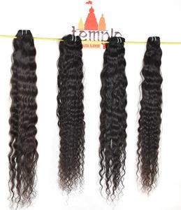 Tissage en lot pas cher indien couleur naturelle cheveux femmes noires cuticule alignée non transformés en gros machine double trame cheveux humains - Product Image 3