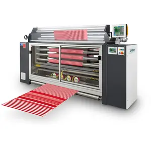 Full automatic Optical Weftstraightener for correcting diagonal and curved weft distorsions