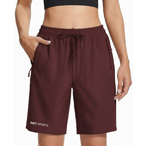 Shorts Casuales Deportivos de Cintura Alta para Mujer, 100% Algodón, Transpirables, de Primera Calidad, Nueva Moda 2026, MOQ Bajo - Product Image 1