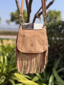 Bolso con flecos de piel de vaca auténtica, novedad, gran oferta, bolso de estilo occidental, bolso cruzado, bolso bohemio para mujer, Bolso multiusos - Product Image 3