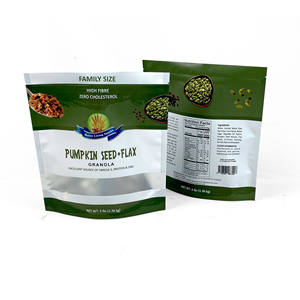 Sacs de céréales imprimés personnalisés Emballage refermable à fermeture éclair étanche à l'humidité Pochette debout Sacs d'emballage scellés en plastique - Product Image 2