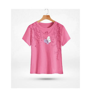 T-shirt d'été en coton polyvalent pour femme, anti-froissement, design tendance, parfait pour la superposition, décontracté, sortie du week-end, essentiel - Product Image 6