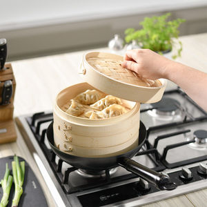 Eco-friendly Healthy Cooking Steamer Low Cost Wholesale Bamboo <b>Basket</b> Non-Chemical <b>Food</b> Steamer From Vietnam - Product Image 6