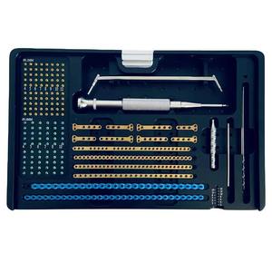 Fabricant Pakistan Kit d'instruments orthopédiques manuels Plaque de verrouillage de 1.6mm Instruments chirurgicaux vétérinaires - Product Image 1