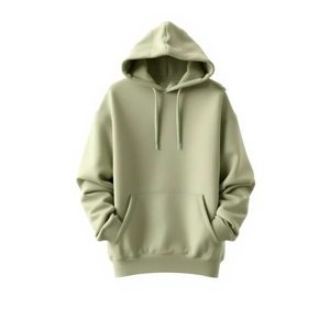 Ropa de hombre de talla grande al por mayor, Sudadera con capucha personalizable de algodón orgánico pesado de talla grande para hombre con diseño de ropa de calle y logotipo - Product Image 4