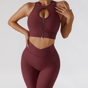 Soutien-gorge de sport pour femmes, Logo personnalisé de haute qualité, meilleure vente, vêtements de Gym en plein air pour femmes - Product Image 4