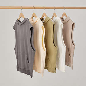 Fabricant personnalisé de haute qualité respirant léger séchage rapide polyester/coton Fitness Gym Muscle Ras du cou coupe régulière - Product Image 3