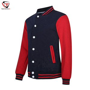 Chaqueta Universitaria de Béisbol de Alta Calidad del Fabricante OEM, Bordado Chenille, Personalizada con Letras, Deportiva, Forro de Lana, Resistente al Viento - Product Image 4