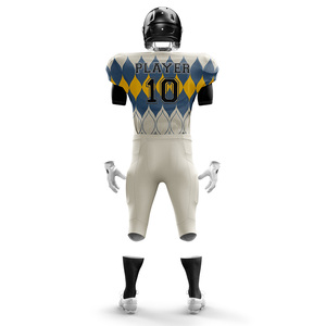 ชุดเสื้อฟุตบอลอเมริกันแขนสั้นสำหรับเยาวชนผู้ใหญ่ชุดเครื่องแบบ100% โพลีเอสเตอร์ระบายอากาศพิมพ์ลายจำนวนพลัสไซส์ - Product Image 3