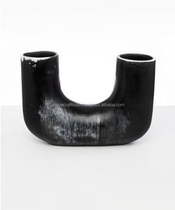 Modern Nordic Flower <b>Vase</b>- U-shape <b>Resin</b> <b>Vase</b> Living Room Dry Flower Ornaments Desktop Home Decor - Product Image 2