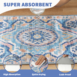 แผ่นรองฉี่สุนัขซักได้แผ่นรองฝึกกันรั่วซึมและซึมซับสำหรับลูกสุนัขและแมวใช้ซ้ำได้ - Product Image 6