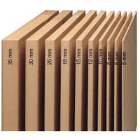 Panneau de fibres de bois dur MDF à densité moyenne de taille personnalisée pour meubles Panneaux de bois MDF mélaminé
