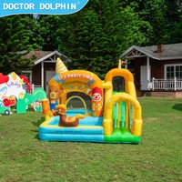 Château gonflable pour enfants avec toboggan, en tissu Oxford, pour fêtes à domicile, extérieur, jardin, certifié ASTM, directement de l'usine