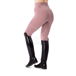 OEM Services Unique Design High Quality Lightweight & Breathable Spandex/Polyester Riding Pants for Women Low MOQ - Product Image 3