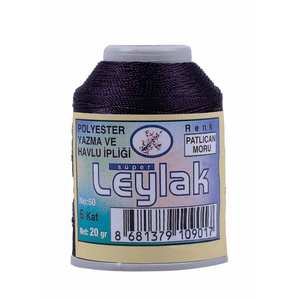 Leylak İğne Oyası İpi 20G-Hilo Patlıcan Moru - Product Image 1