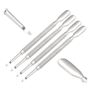 Removedor de esmalte de gel de doble cara, pulidor de uñas de manicura, acero inoxidable, cutículas, precio de fábrica, gran oferta - Product Image 2