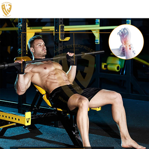 Soporte de muñeca Gimnasio Entrenamiento Fitness Guantes de entrenamiento Guantes de levantamiento de pesas para ejercicio pesado Culturismo Logotipo personalizado - Product Image 5
