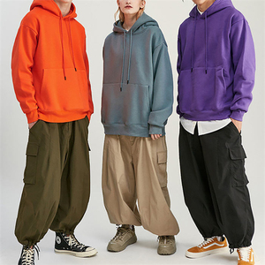 Top Trending Men's Classic Stylish Cotton Pullover Hoodie Comfortable <b>Plain</b> <b>Sweatshirt</b> Fit Puff Embroidered Customizable Logo - Product Image 1