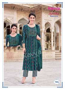 Fournisseur indien de vêtements ethniques kurta de haute qualité pour femmes pour le mariage et la fête Options disponibles - Product Image 3