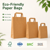 Servicio de Catering de Lujo para Cadenas de Comida Rápida, Pizza y Sushi, Buffet Exquisito, Ecológico, Biodegradable, Reciclable, con Asas Retorcidas